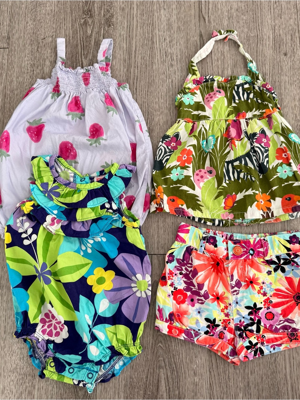 Gymboree baby girl summer clothes lot 12-18 month